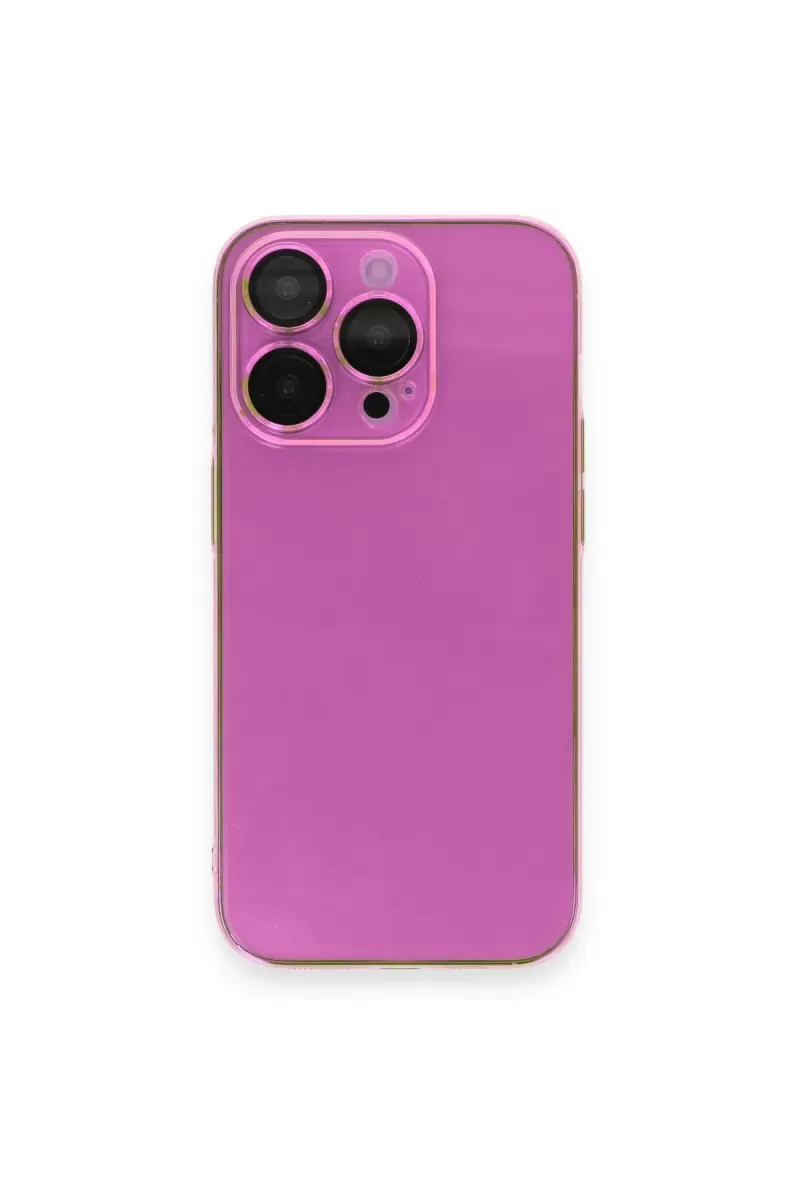 Newface Apple iPhone 14 Pro Kılıf Armada Lensli Kapak - Pembe