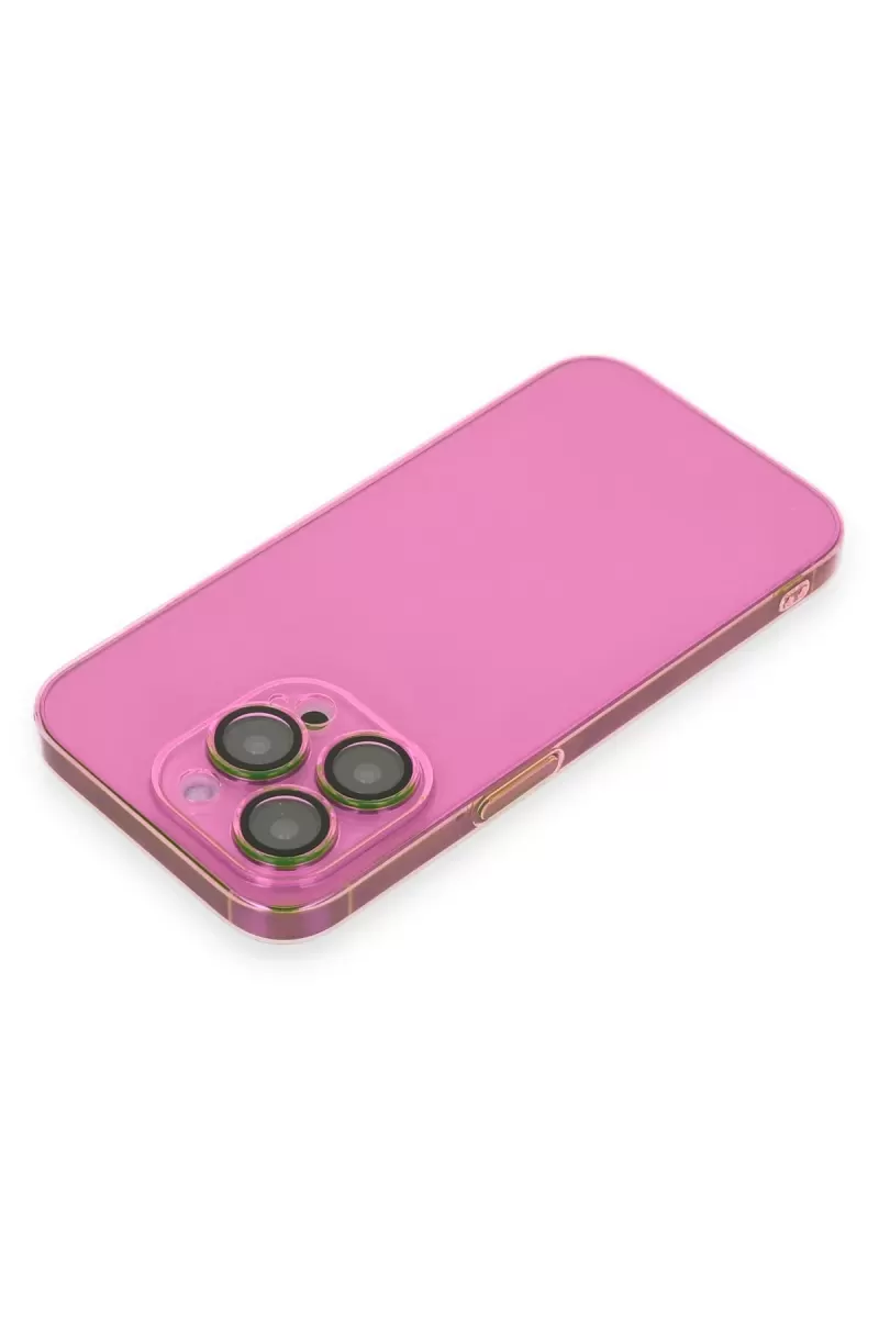 Newface Apple iPhone 14 Pro Kılıf Armada Lensli Kapak - Pembe