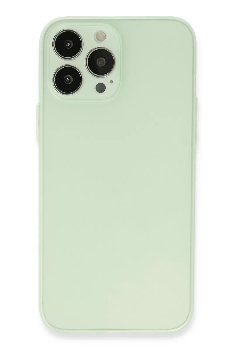 Newface Apple iPhone 13 Pro Max Kılıf Puma Silikon - Açık Yeşil