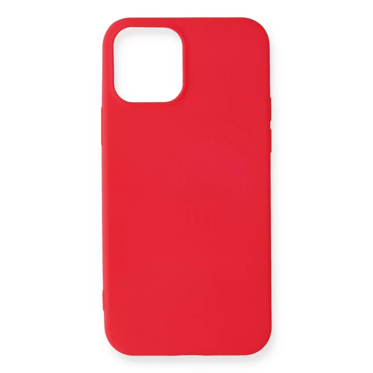 Newface Apple iPhone 12 Mini Kılıf First Silikon - Kırmızı