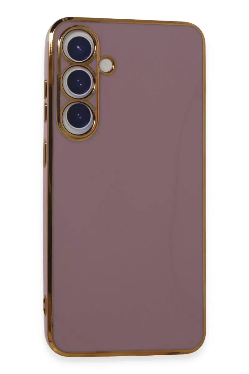 Newface Samsung Galaxy S24 Kılıf Volet Silikon - Mor