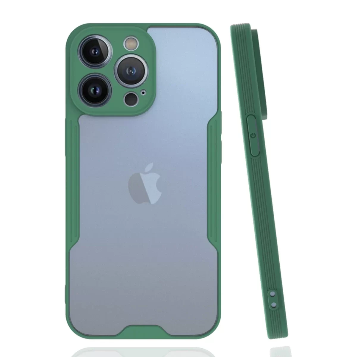 Newface Apple iPhone 14 Pro Kılıf Platin Silikon - Yeşil