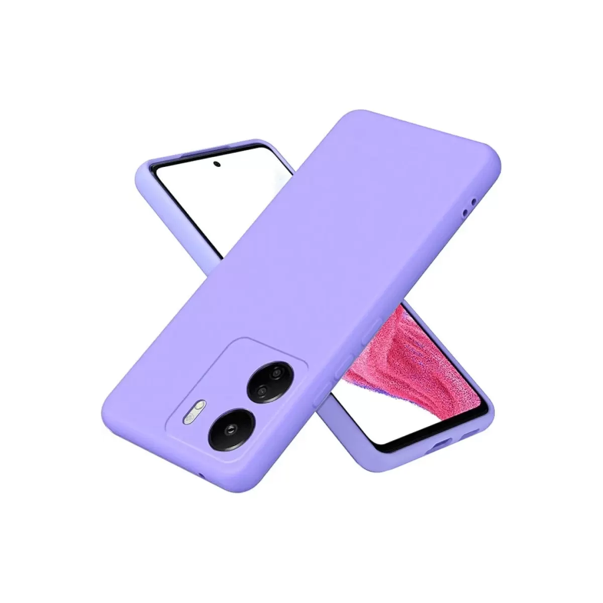 Newface Xiaomi Redmi 13C Kılıf First Silikon - Lila