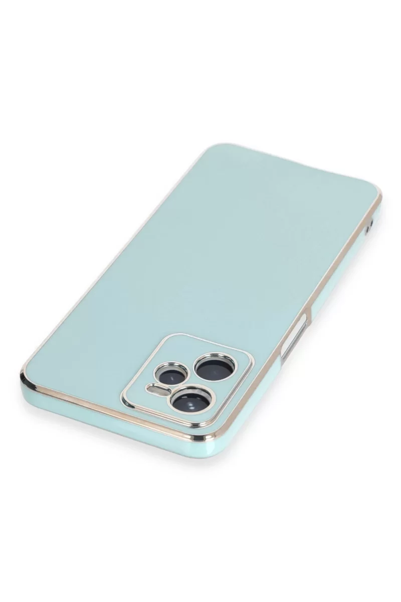 Newface Realme C35 Kılıf Volet Silikon - Açık Yeşil