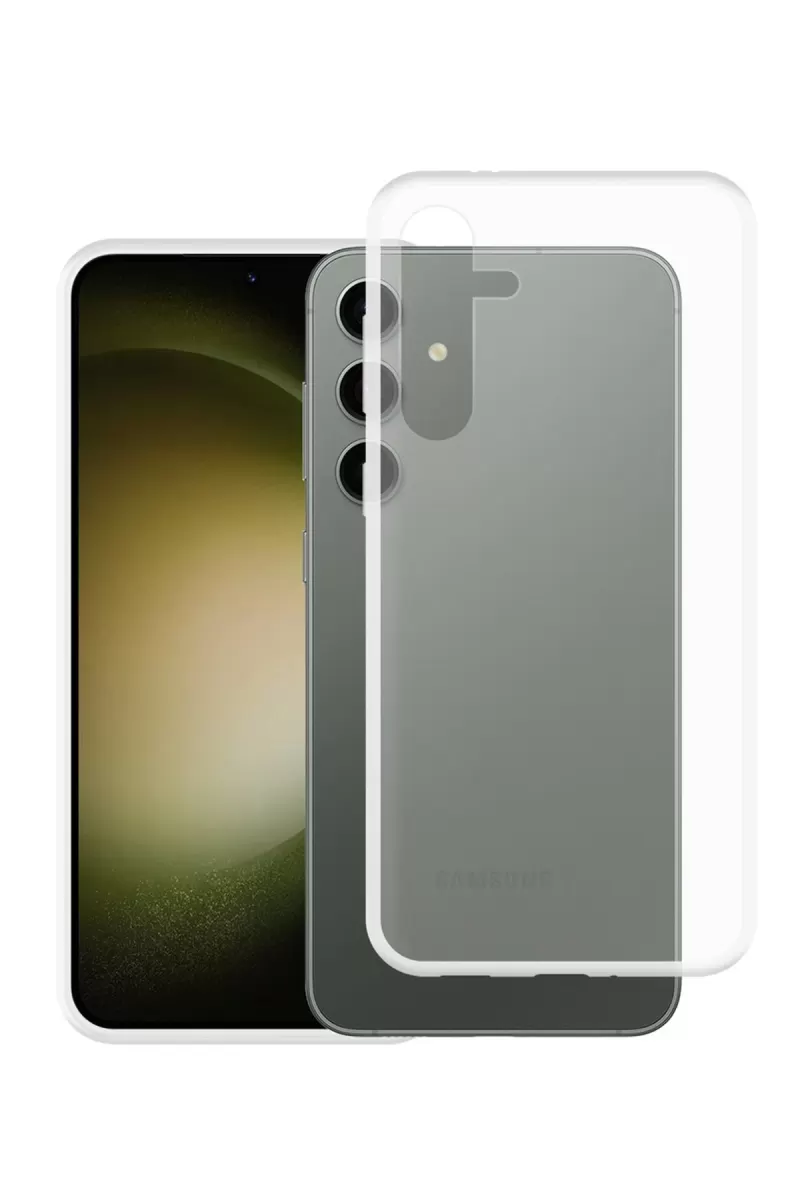 Newface Samsung Galaxy S24 Plus Kılıf Lüx Şeffaf Silikon