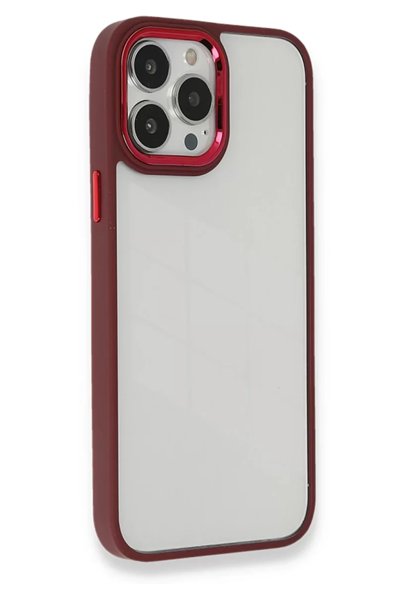 Newface Apple iPhone 14 Pro Kılıf Dora Kapak - Kırmızı