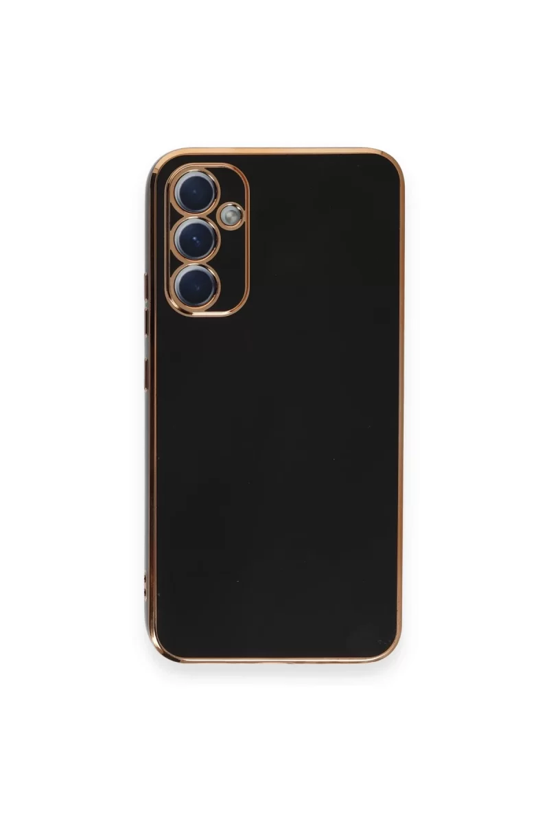 Newface Samsung Galaxy A34 5G Kılıf Volet Silikon - Siyah