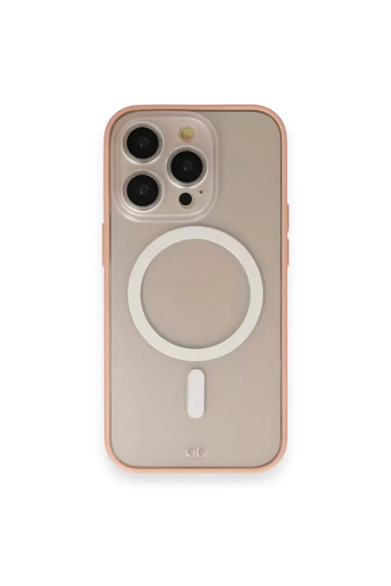 Newface Apple iPhone 14 Pro Kılıf Grand Magneticsafe Kapak - Pembe