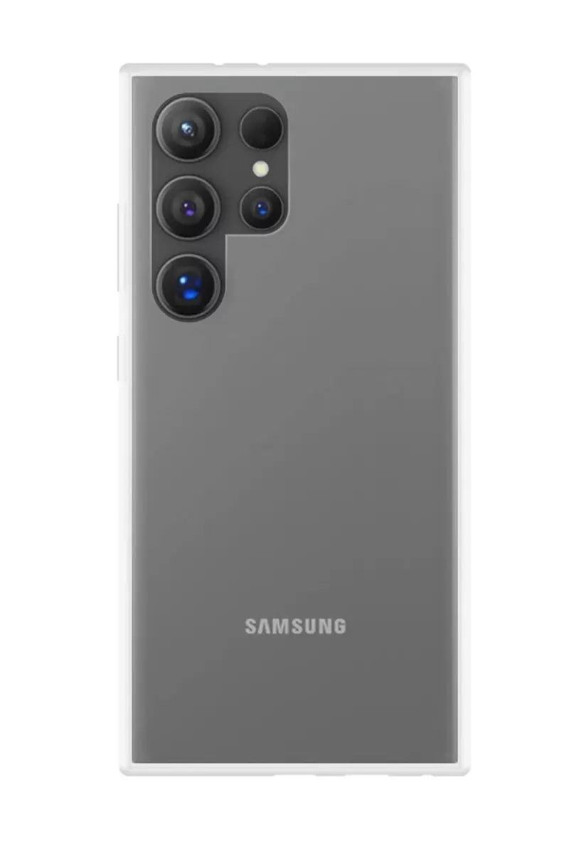 Newface Samsung Galaxy S24 Ultra Kılıf Lüx Şeffaf Silikon