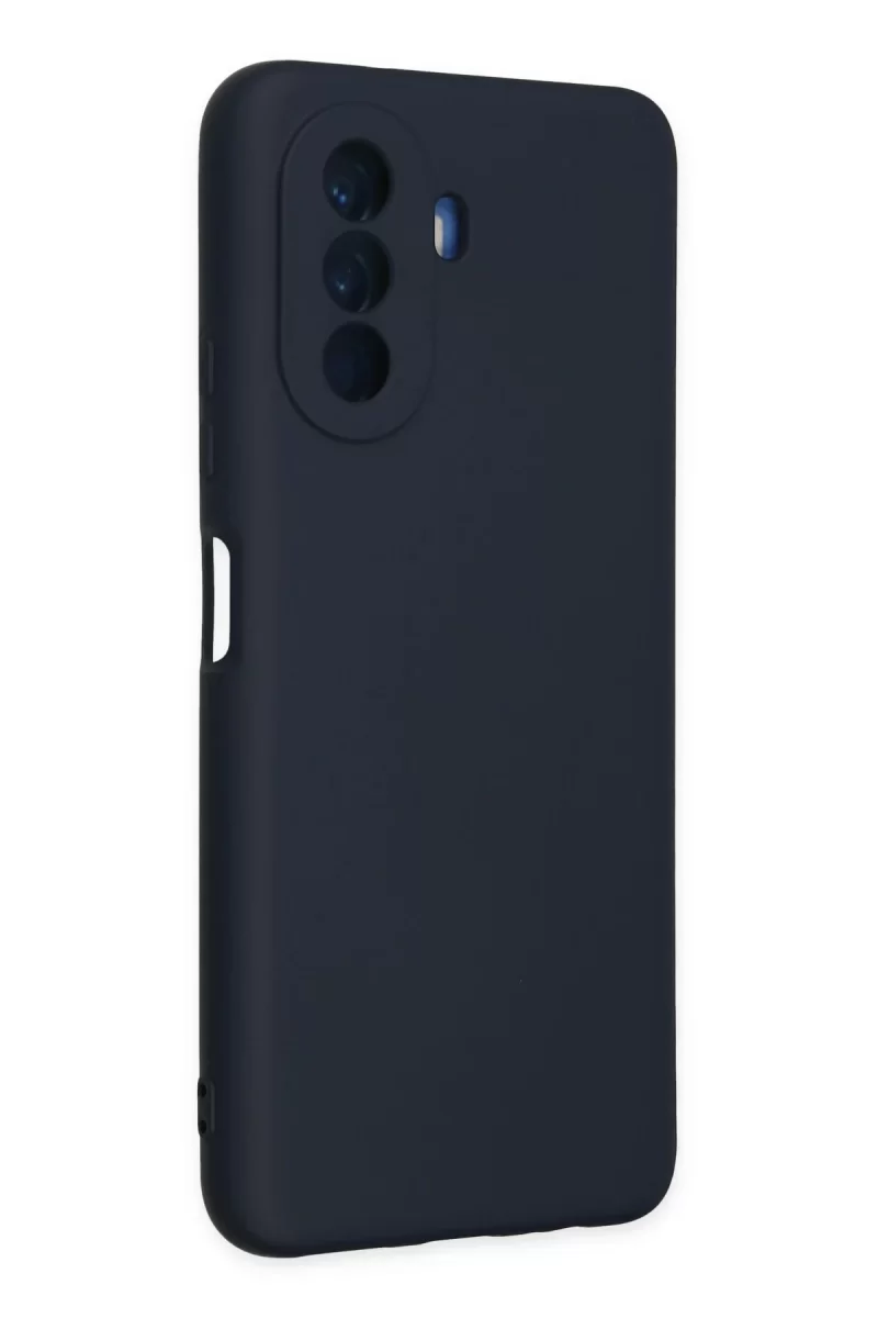 Newface Huawei Nova Y70 Kılıf Nano içi Kadife Silikon - Lacivert