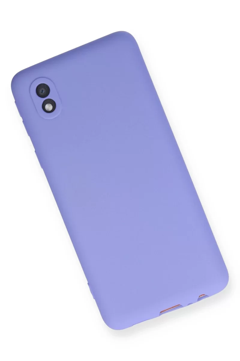 Newface Samsung Galaxy A01 Core Kılıf First Silikon - Lila