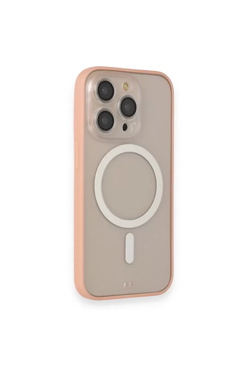 Newface Apple iPhone 14 Pro Max Kılıf Grand Magneticsafe Kapak - Pembe
