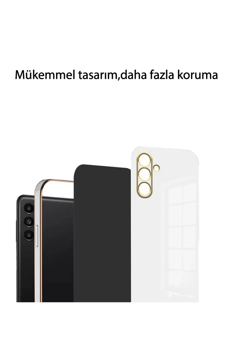 Newface Xiaomi Redmi 13C Kılıf Volet Silikon - Siyah