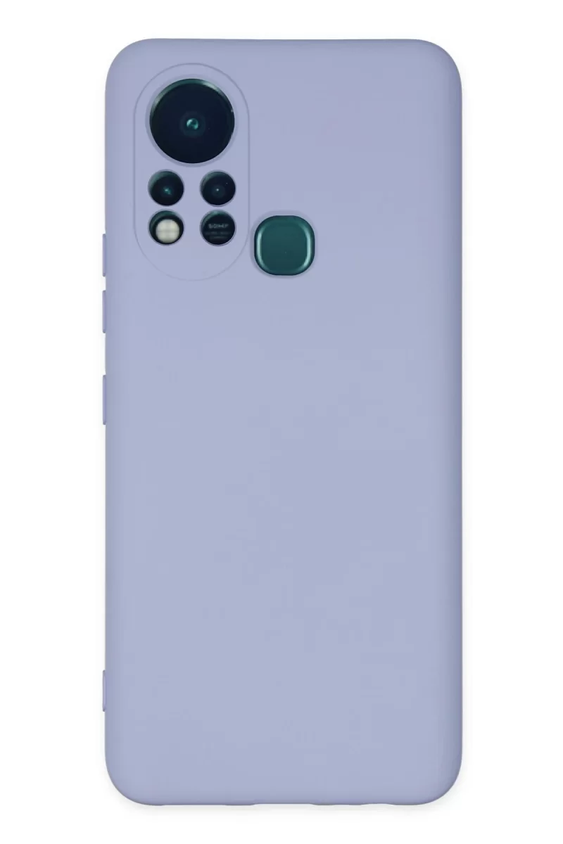 Newface İnfinix Hot 11s Kılıf Nano içi Kadife Silikon - Lila