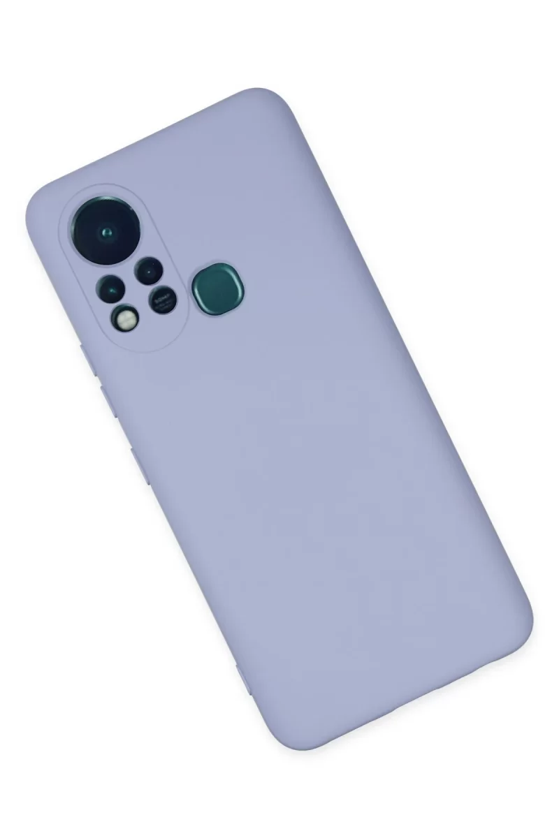 Newface İnfinix Hot 11s Kılıf Nano içi Kadife Silikon - Lila