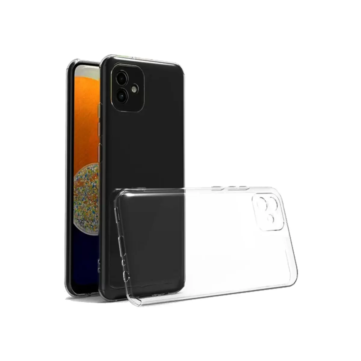 Newface Samsung Galaxy A05 Kılıf Lüx Şeffaf Silikon
