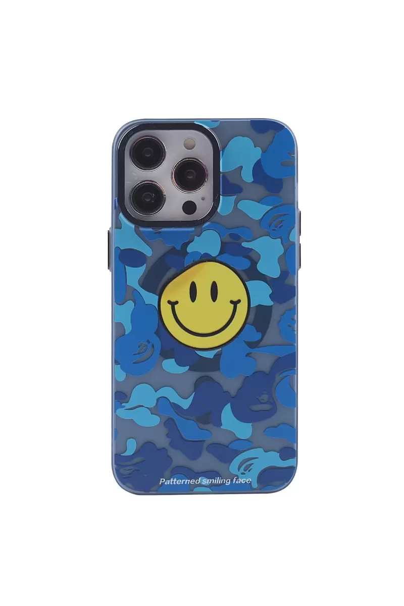 Newface Apple iPhone 13 Pro Kılıf Apollo Magneticsafe Desenli Kapak - Apollo Mavi - 1