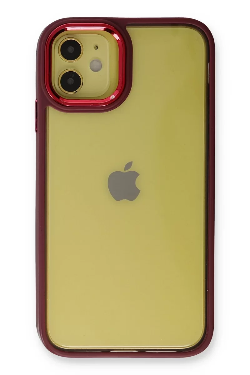 Newface Apple iPhone 12 Kılıf Dora Kapak - Kırmızı