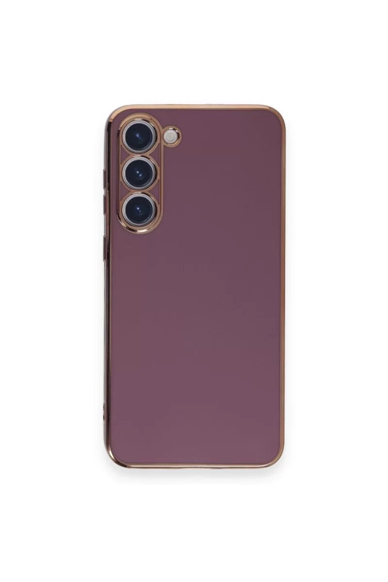 Newface Samsung Galaxy S23 Plus Kılıf Volet Silikon - Mor