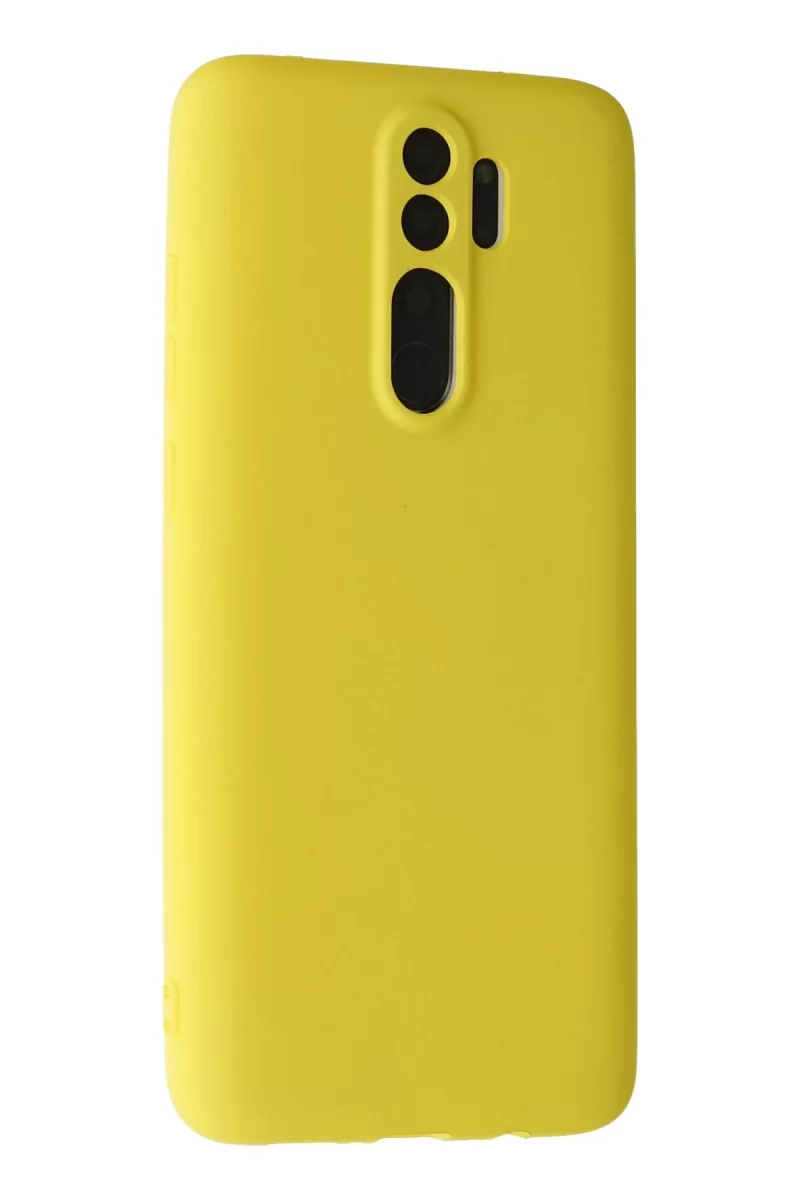 Newface Xiaomi Redmi Note 8 Pro Kılıf First Silikon - Sarı