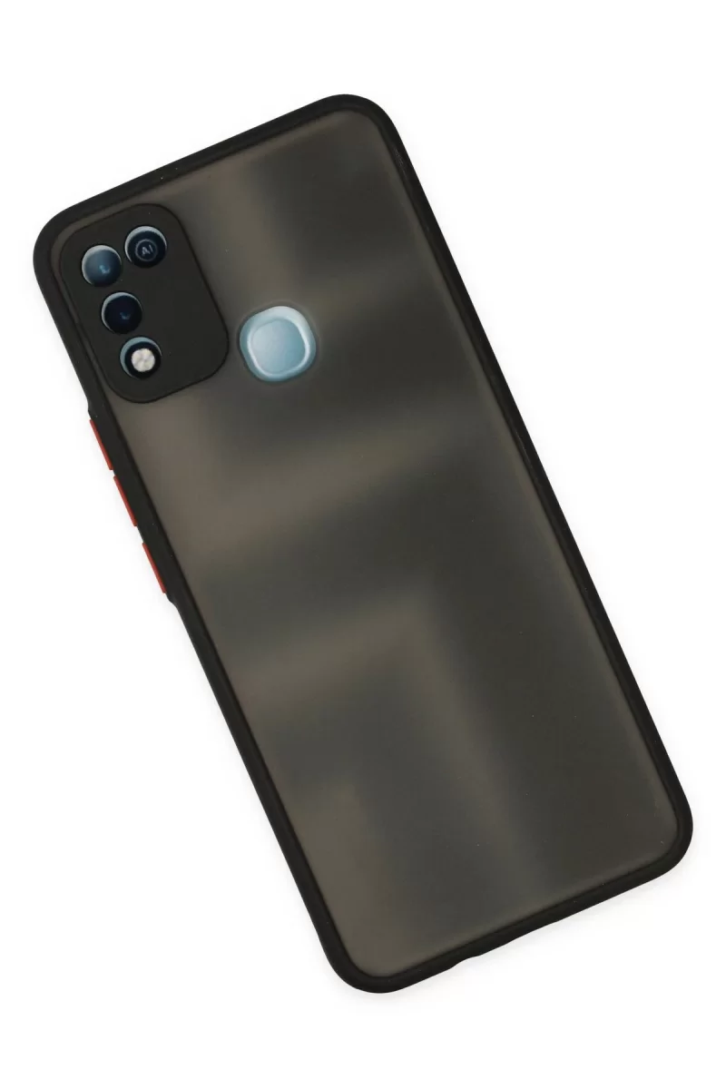 Newface İnfinix Hot 10 Play Kılıf Montreal Silikon Kapak - Siyah