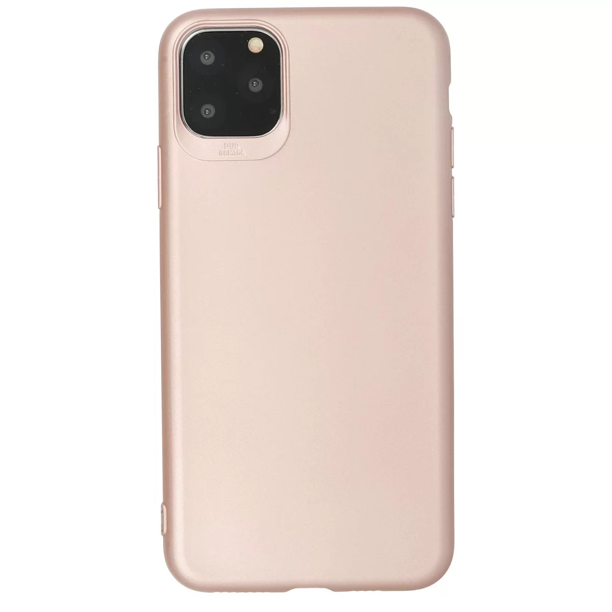 Newface Apple iPhone 11 Pro Max Kılıf First Silikon - Rose Gold