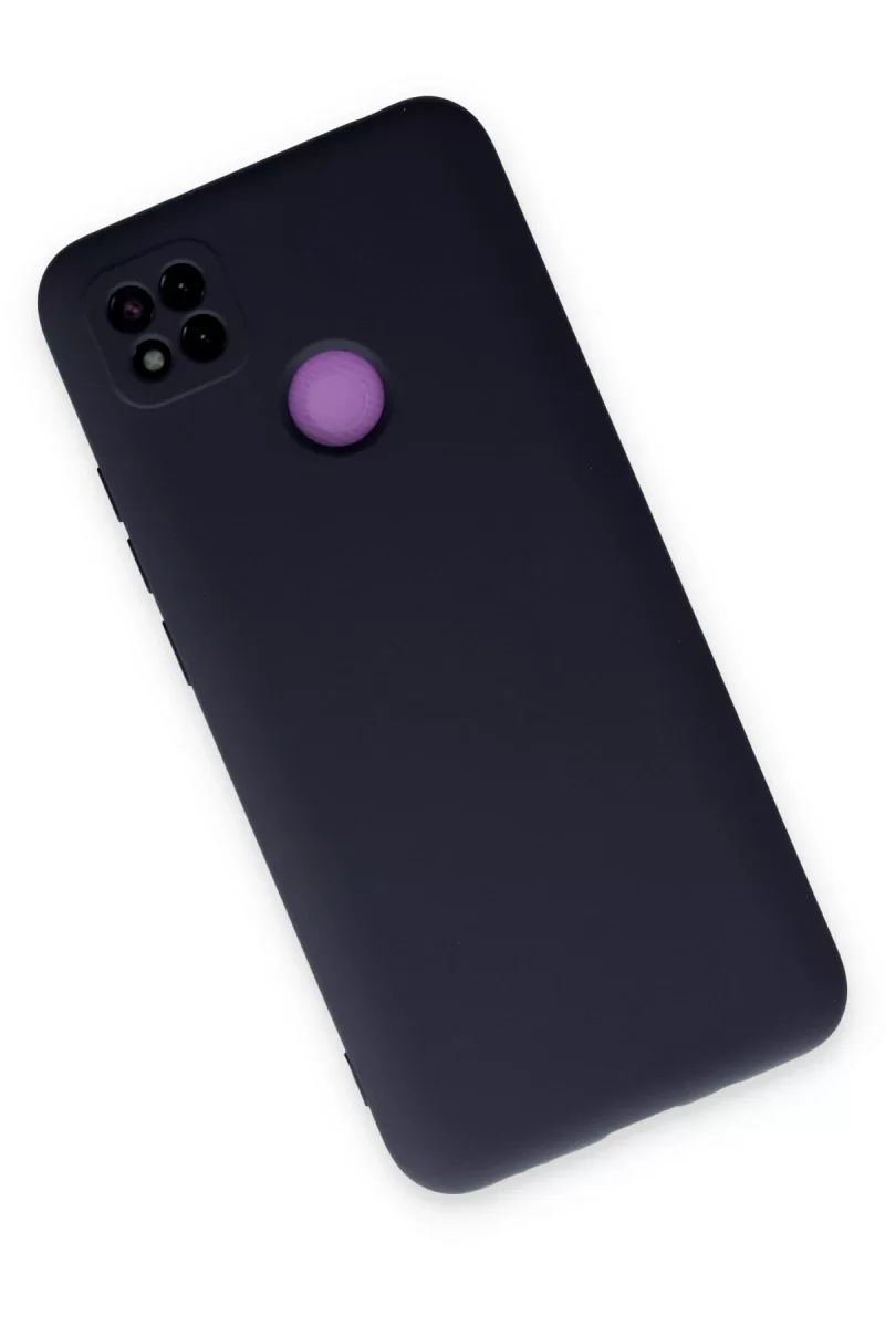 Newface Xiaomi Redmi 9C Kılıf Nano içi Kadife Silikon - Lacivert