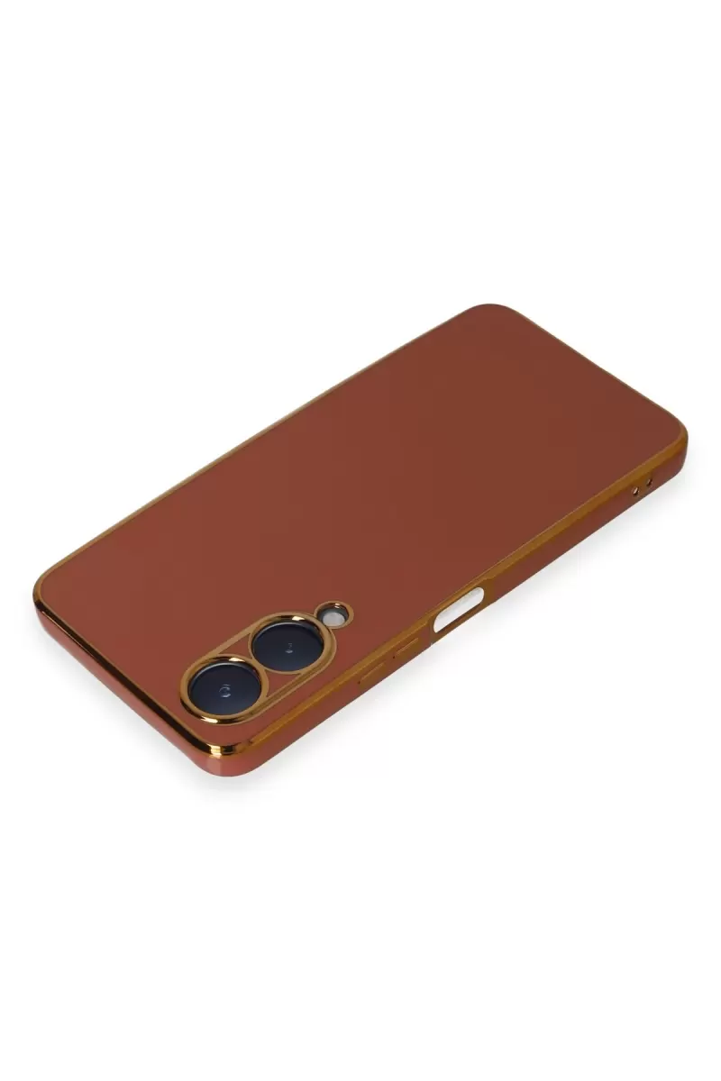 Newface Vivo Y17S Kılıf Volet Silikon - Kırmızı
