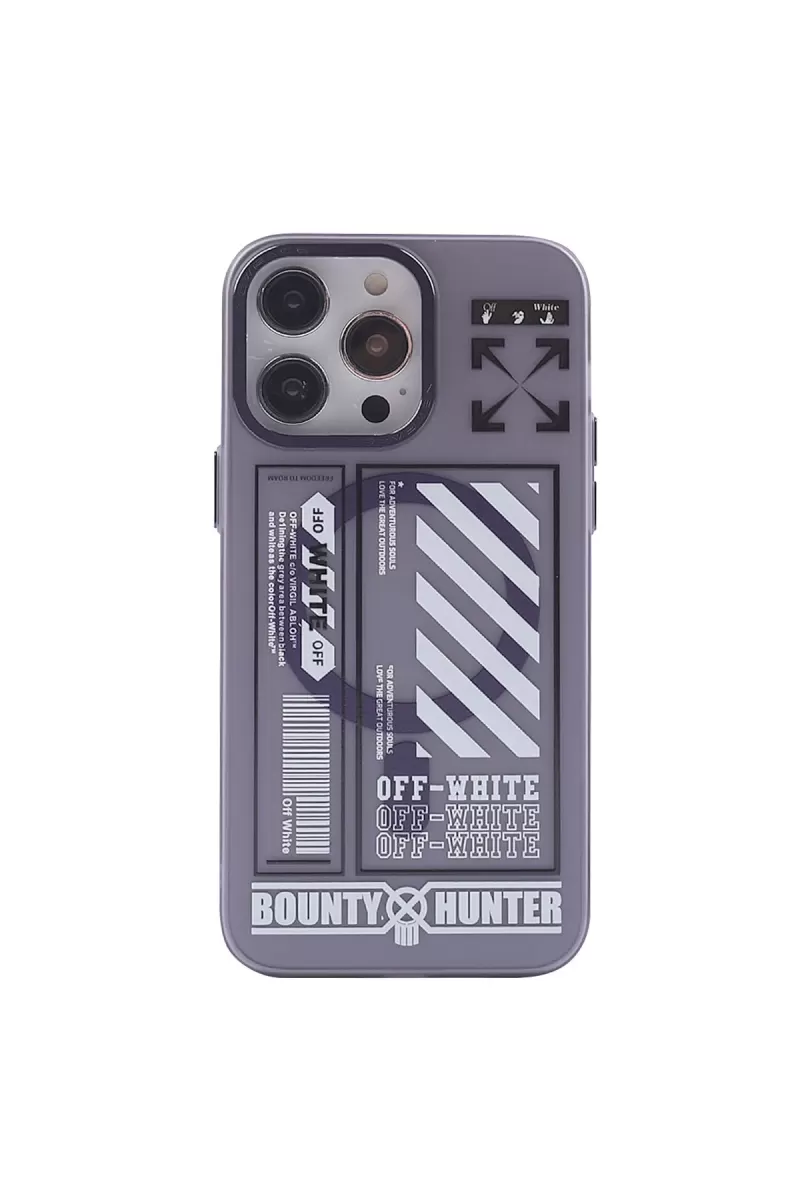Newface Apple iPhone 14 Pro Max Kılıf Apollo Magneticsafe Desenli Kapak - Apollo Mor - 1