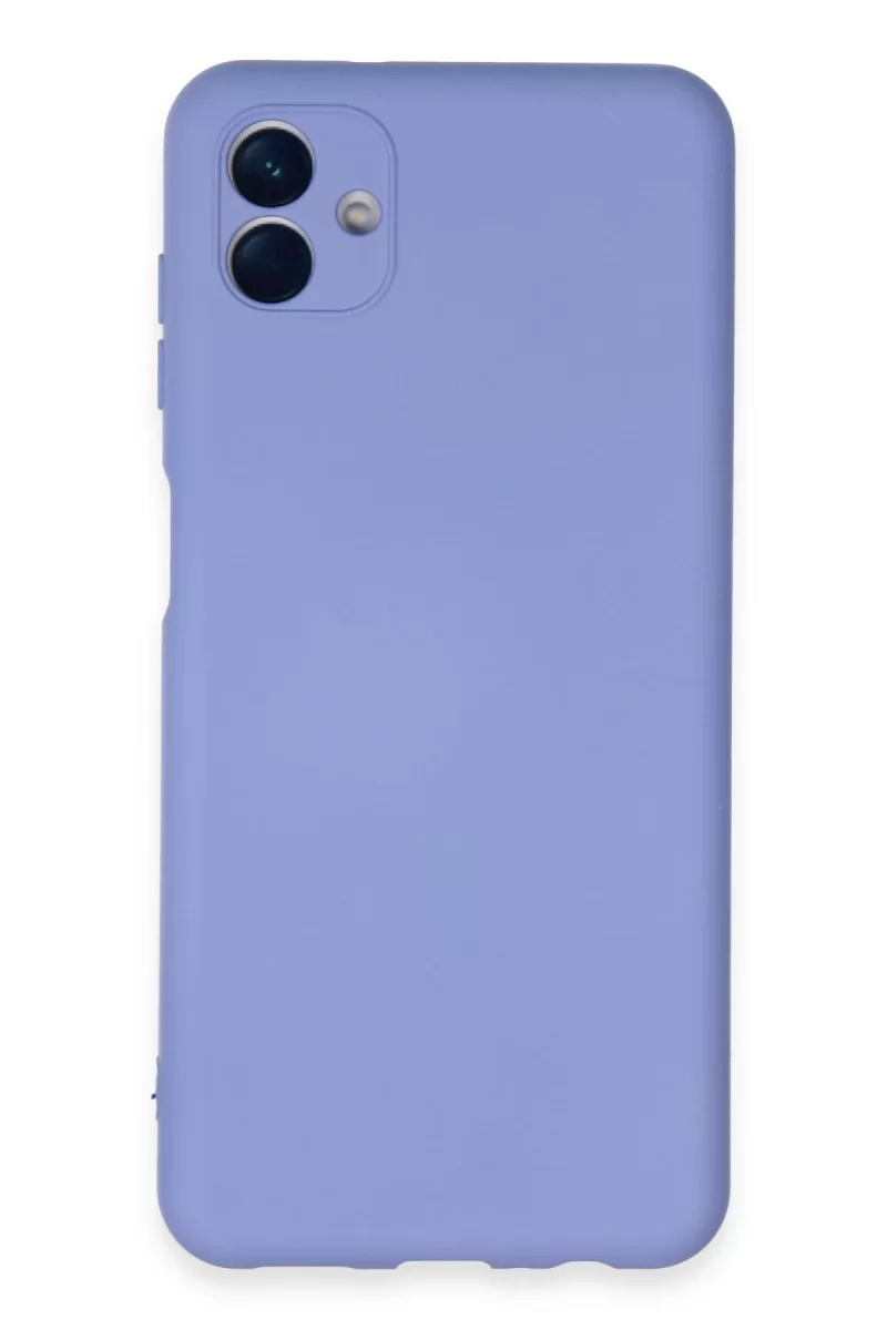 Newface Samsung Galaxy A04E Kılıf Nano içi Kadife Silikon - Lila