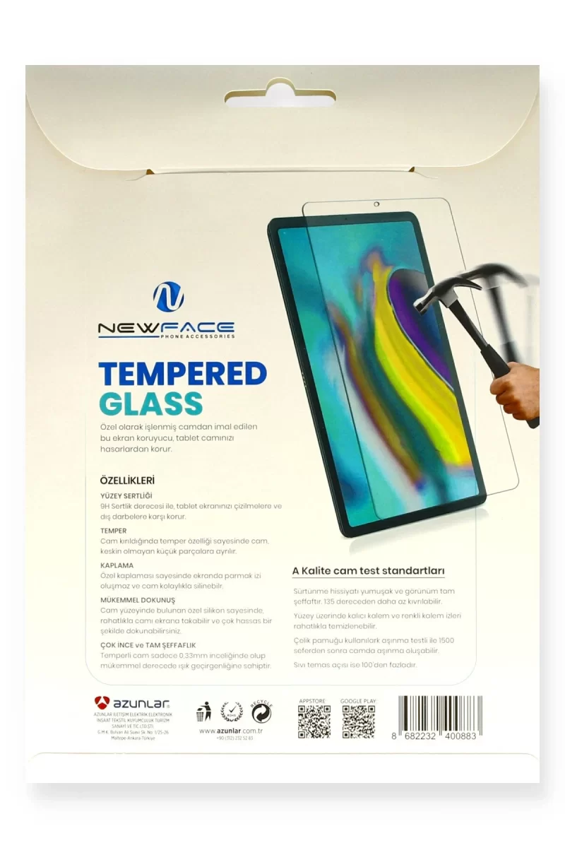 Newface Samsung Galaxy T800 Tab S 10.5 Tablet Cam Ekran Koruyucu