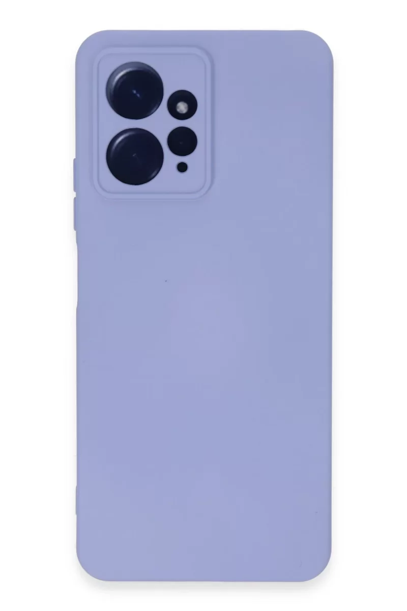 Newface Xiaomi Redmi Note 12 4G Kılıf Nano içi Kadife Silikon - Lila