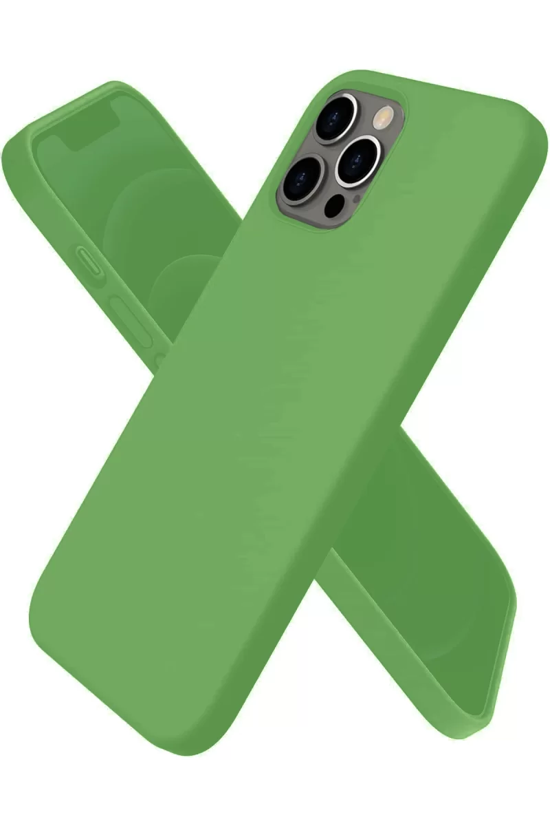 Newface Apple iPhone 12 Pro Kılıf First Silikon - Yeşil