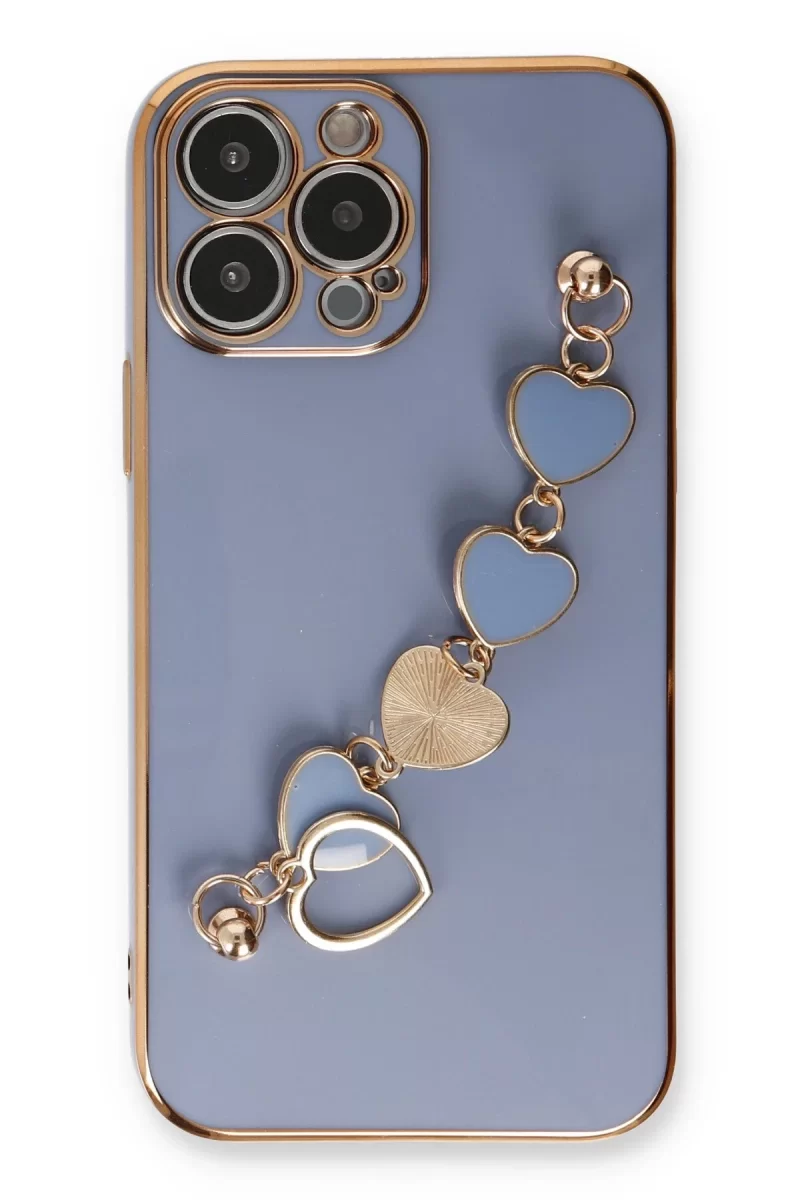 Newface Apple iPhone 13 Pro Kılıf Esila Silikon - Gri