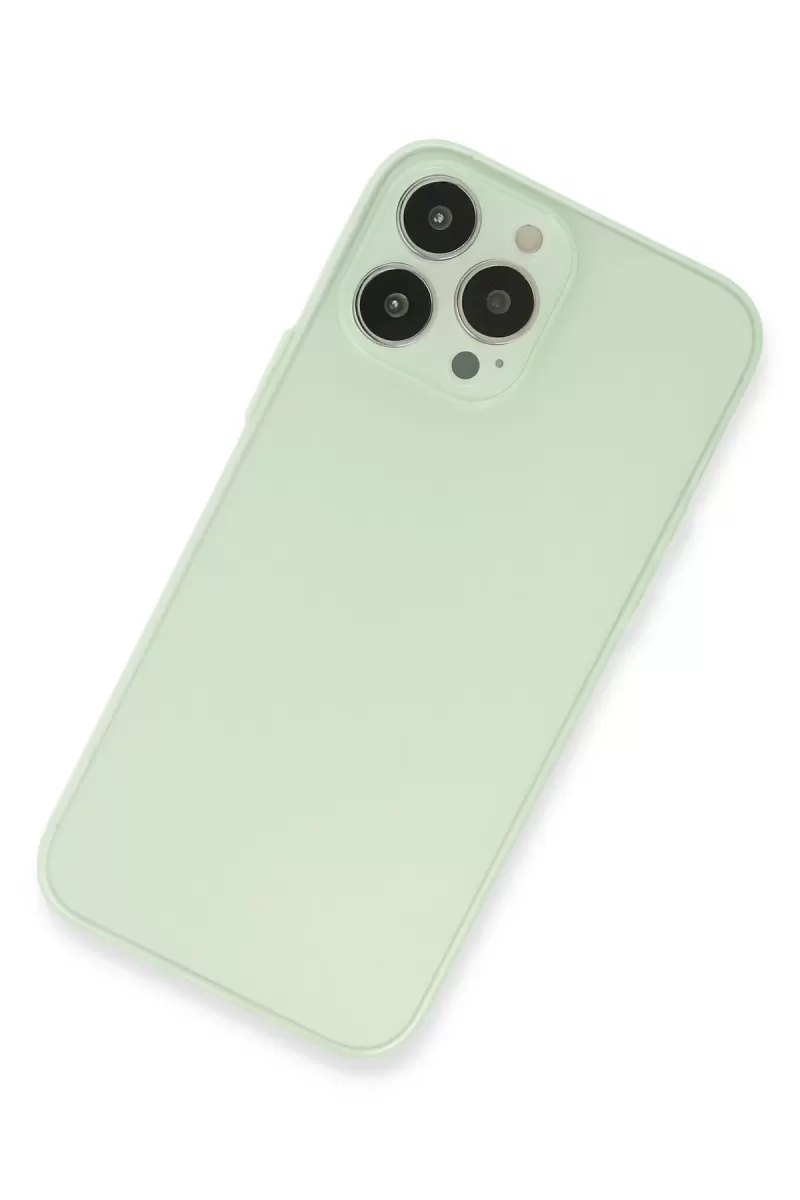 Newface Apple iPhone 13 Pro Kılıf Puma Silikon - Açık Yeşil