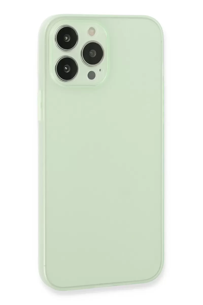 Newface Apple iPhone 13 Pro Kılıf Puma Silikon - Açık Yeşil