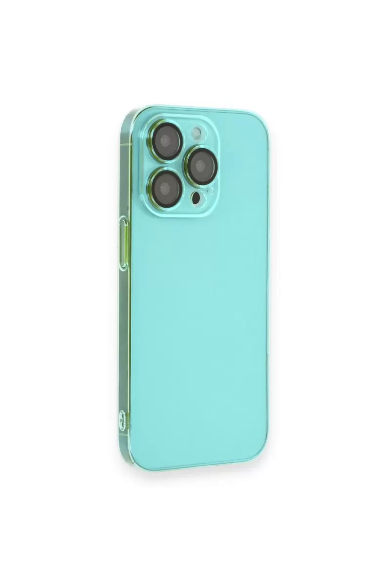 Newface Apple iPhone 13 Pro Kılıf Armada Lensli Kapak - Yeşil