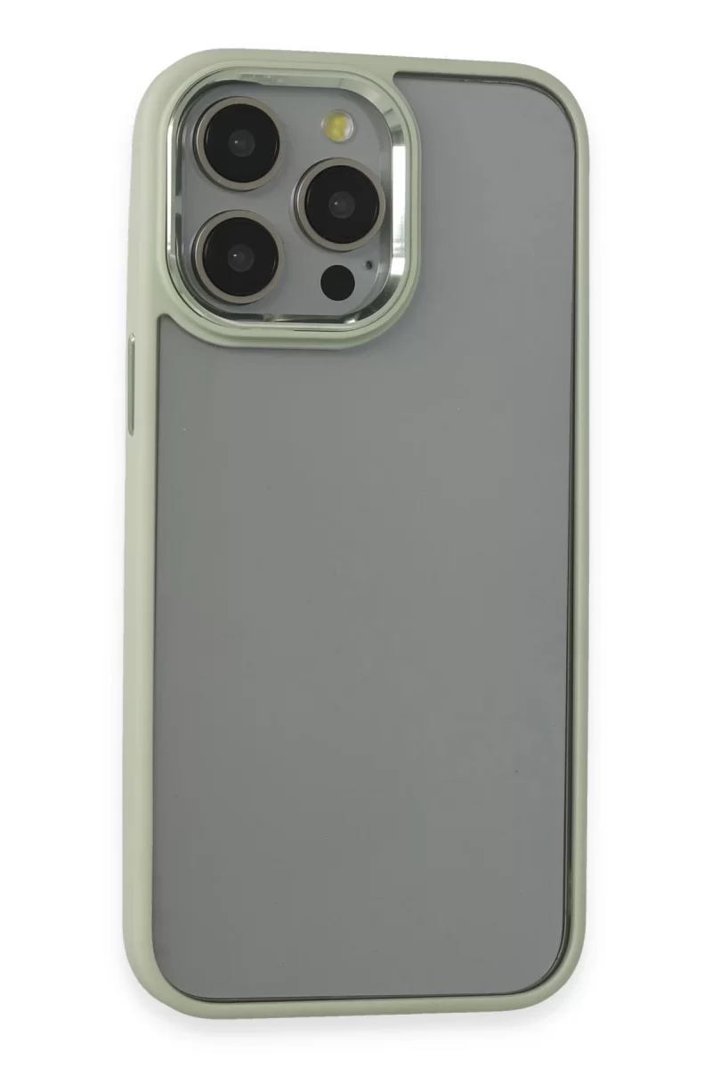 Newface Apple iPhone 14 Pro Max Kılıf Power Silikon - Yeşil