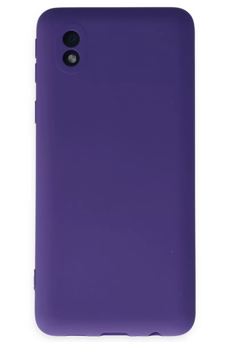 Newface Samsung Galaxy A01 Core Kılıf Nano içi Kadife Silikon - Mor