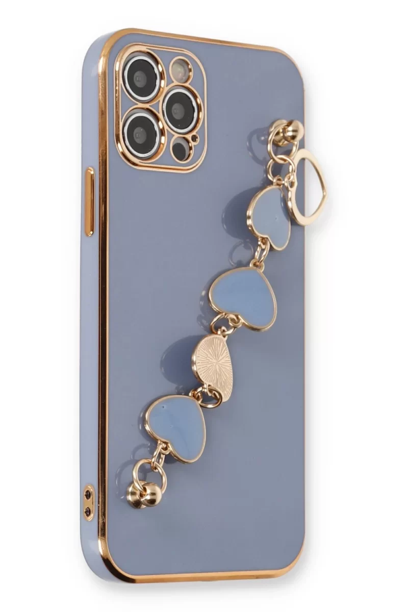 Newface Apple iPhone 12 Pro Max Kılıf Esila Silikon - Gri