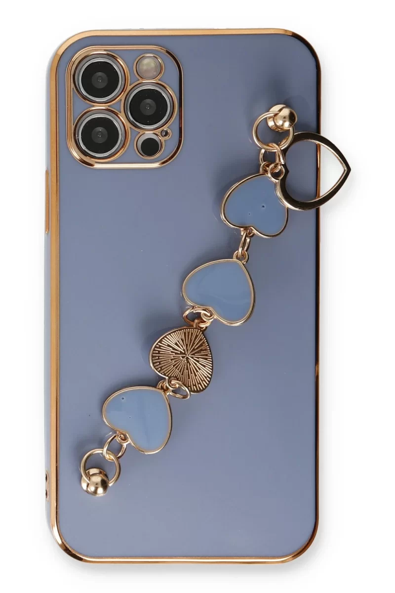 Newface Apple iPhone 12 Pro Max Kılıf Esila Silikon - Gri