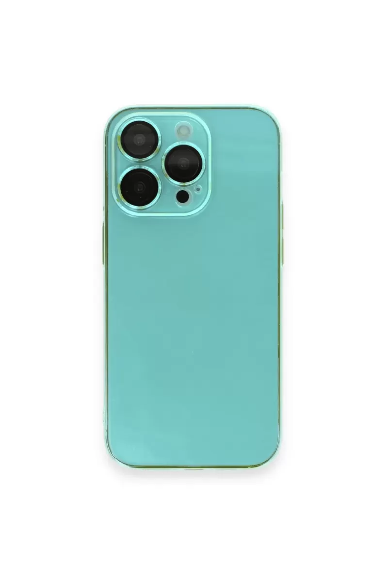 Newface Apple iPhone 14 Pro Max Kılıf Armada Lensli Kapak - Yeşil