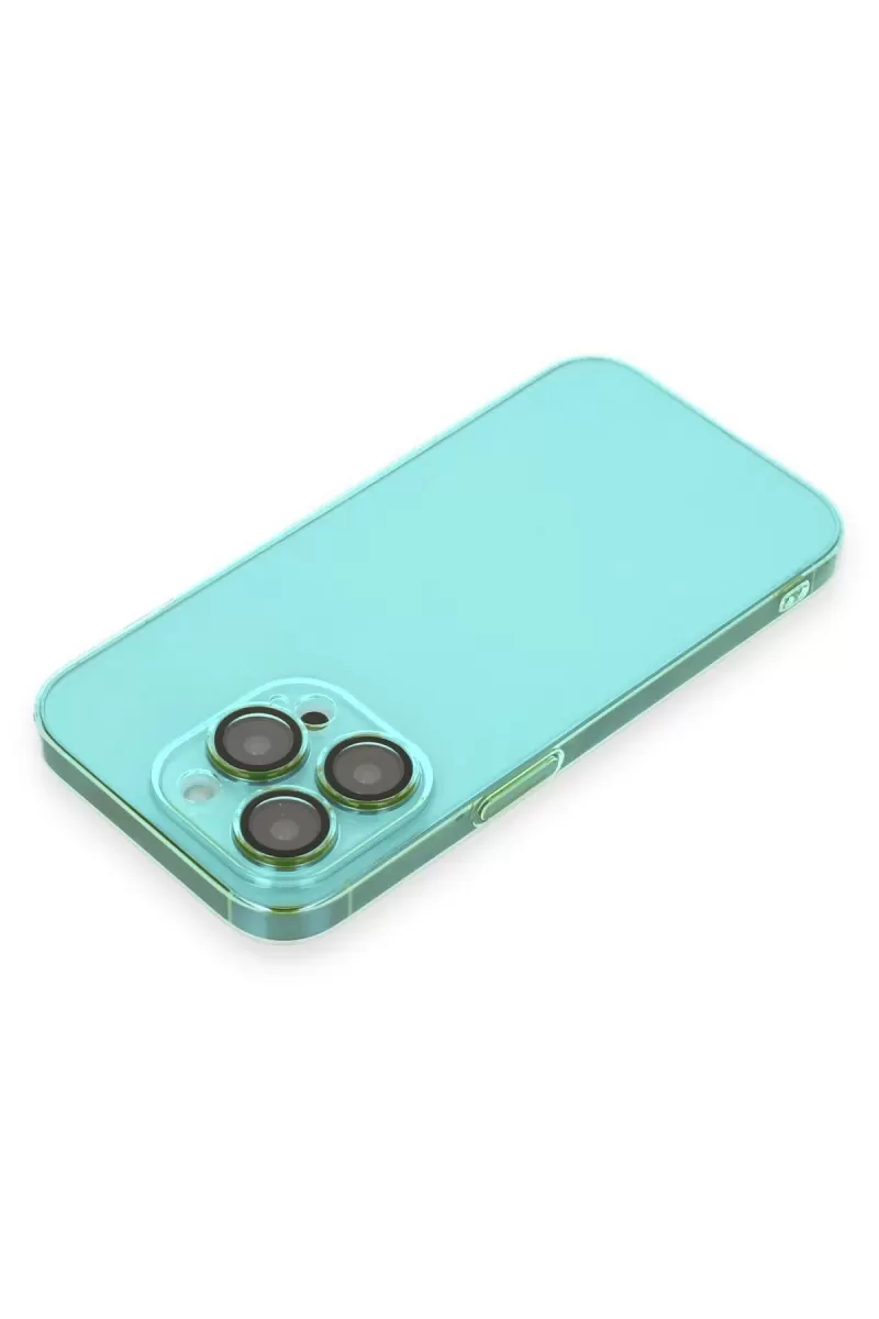 Newface Apple iPhone 14 Pro Max Kılıf Armada Lensli Kapak - Yeşil