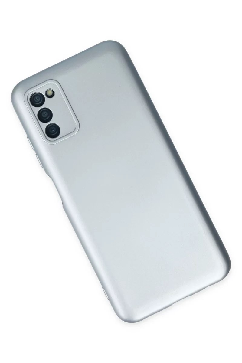 Newface Samsung Galaxy A03S Kılıf Nano içi Kadife Silikon - Sky Blue