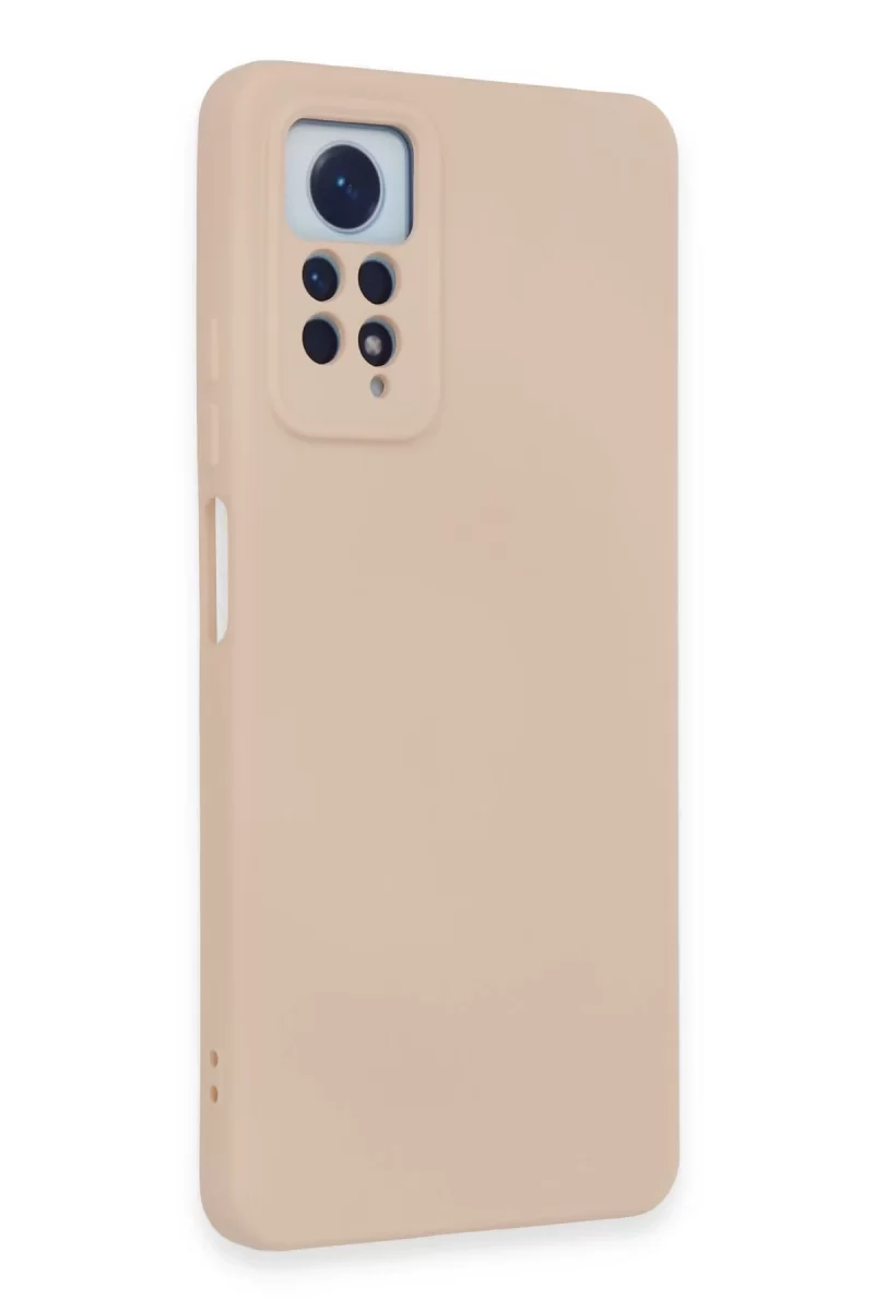 Newface Xiaomi Redmi Note 12 Pro 4G Kılıf Nano içi Kadife Silikon - Pudra