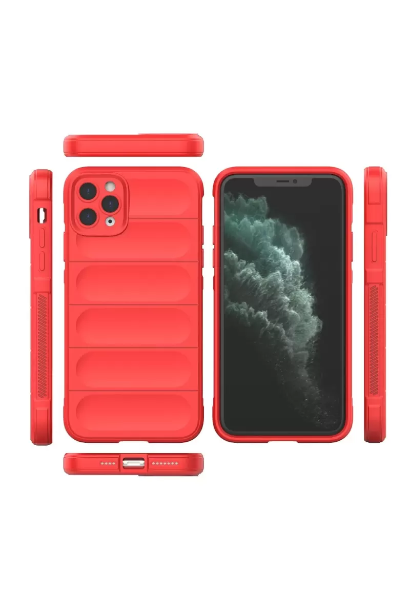 Newface Apple iPhone 11 Pro Kılıf Optimum Silikon - Kırmızı
