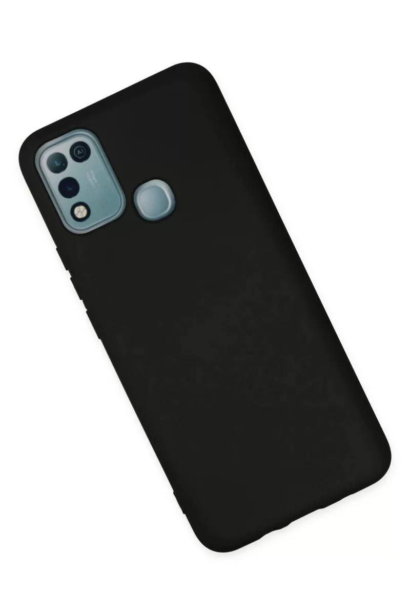 Newface İnfinix Hot 10 Play Kılıf Nano içi Kadife Silikon - Siyah