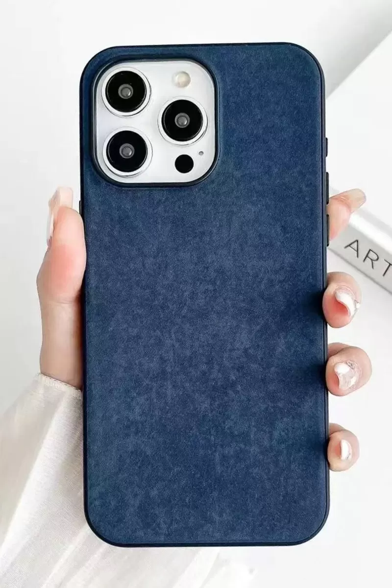 Newface Apple iPhone 15 Pro Kılıf Karen Magsafe Kapak - Lacivert