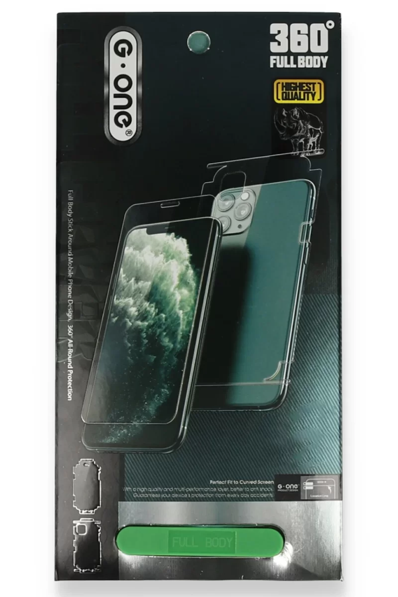 Newface Apple iPhone 12 Pro Max 360 Mat Full Body Arka Koruyucu
