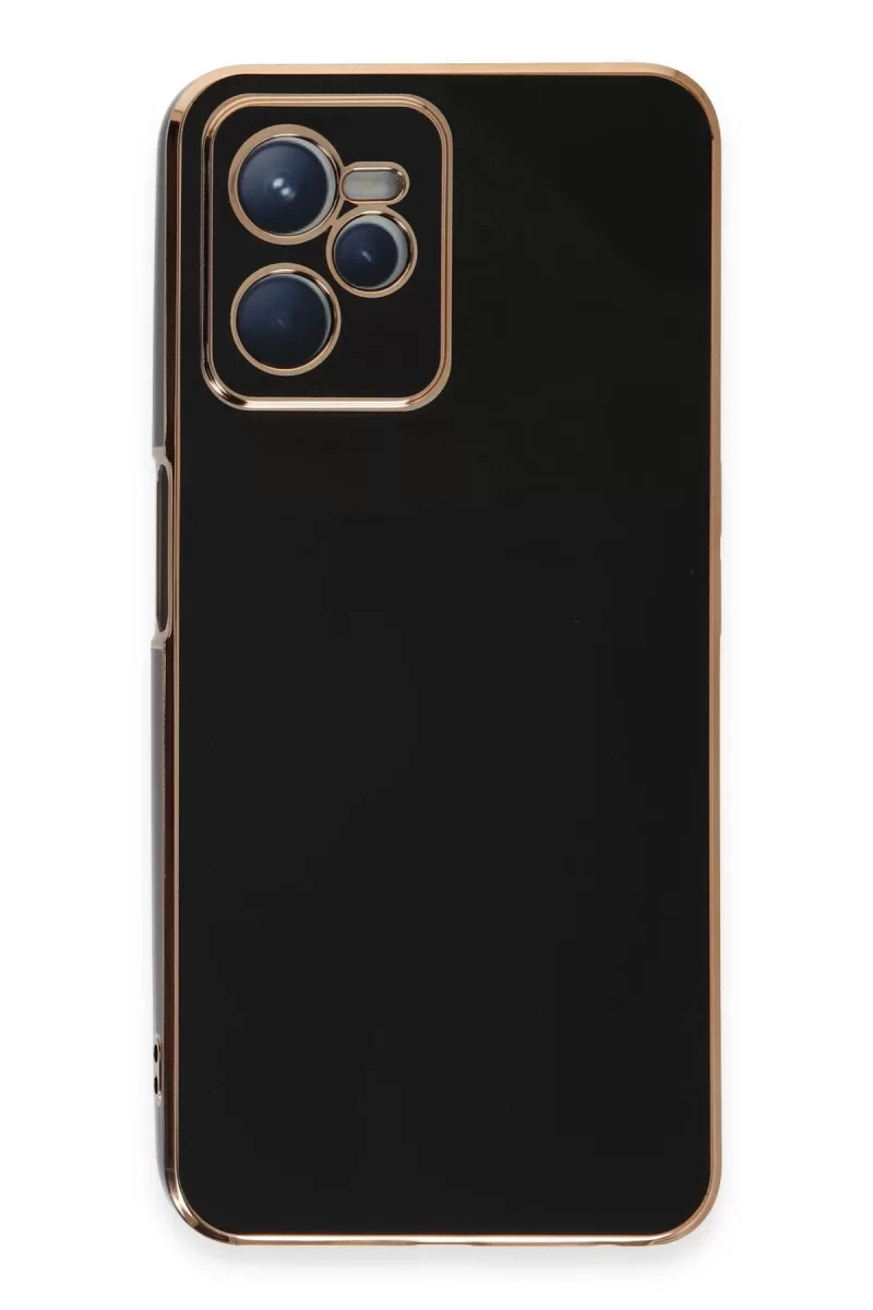 Newface Realme C35 Kılıf Volet Silikon - Siyah